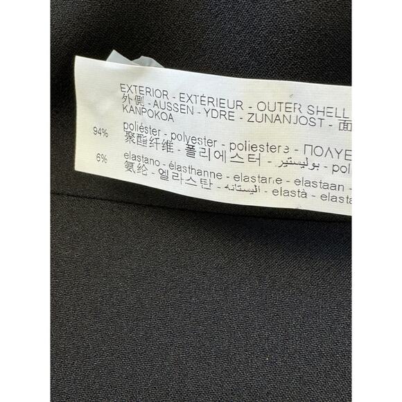 Zara Black Double Breasted Women's Blazer Dress Sz M Structured Shoulder & Pads - Picture 8 of 10